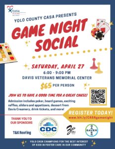 Yolo CASA Game Night Social @ Davis Veterans Memorial Center